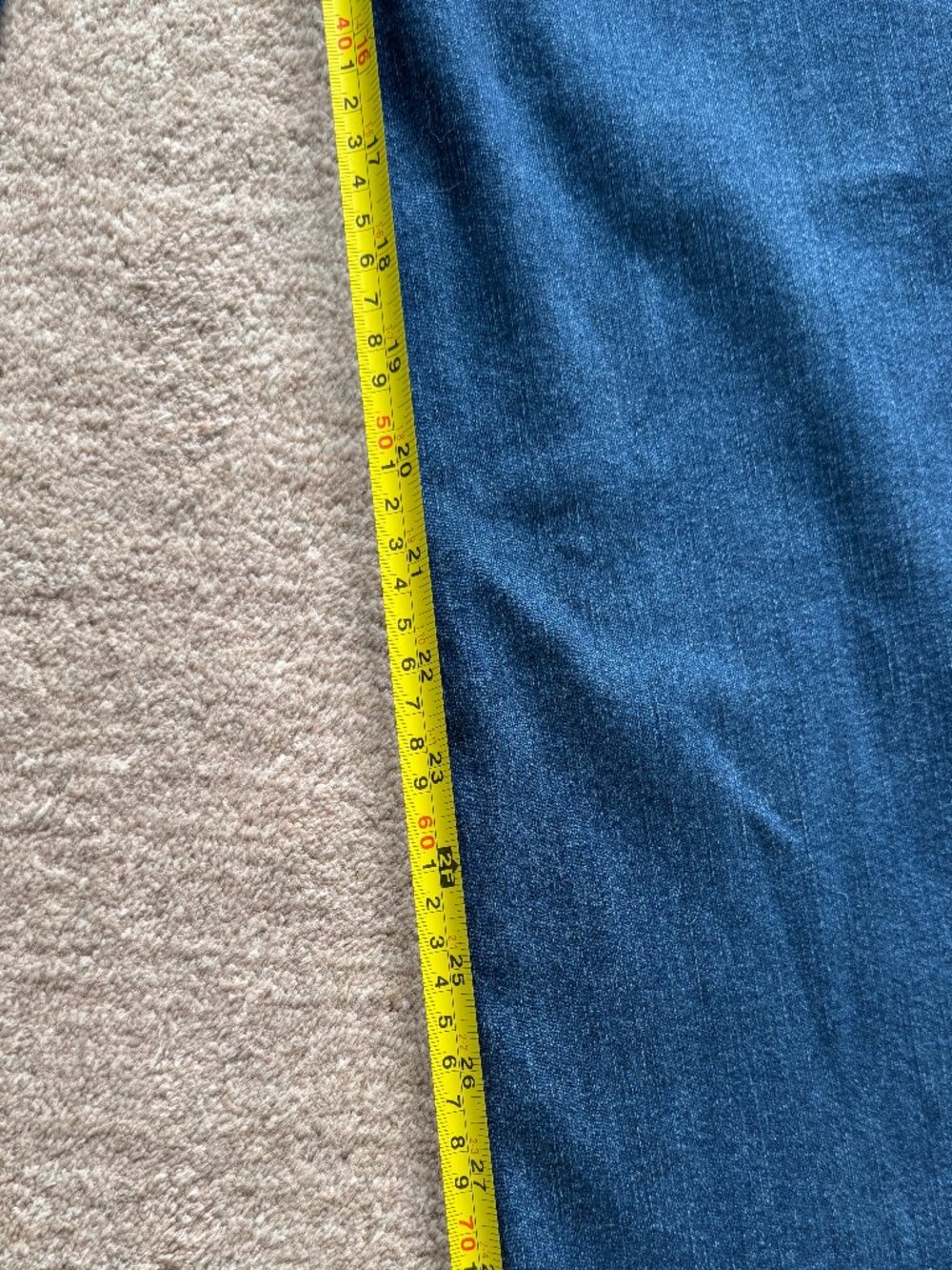 NWT FRAME Le Slim Palazzo Jeans 30 High Rise Wide Leg Medium Blue - Picture 8 of 8